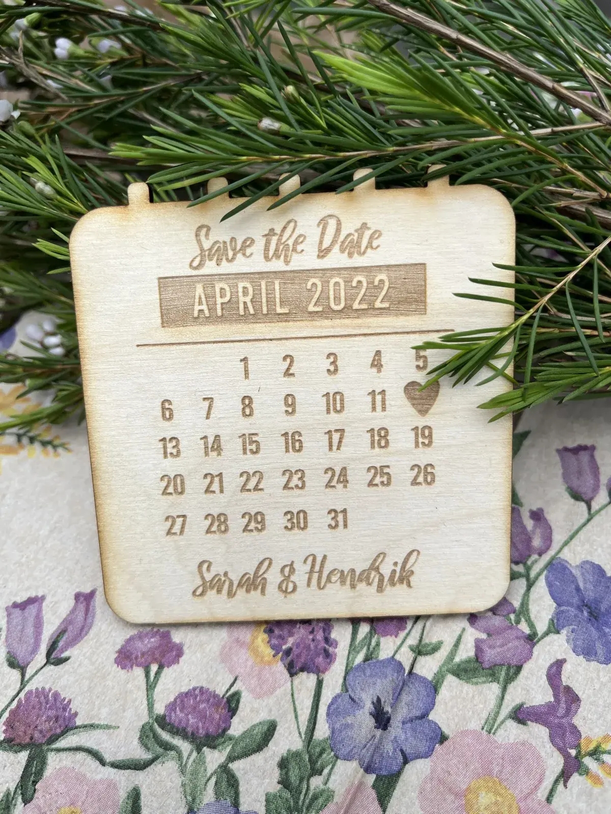 Einladungskärtchen »Save the Date«
